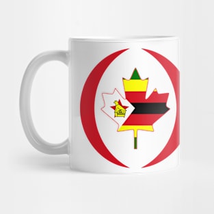 Zimbabwean Canadian Multinational Patriot Flag Series Mug